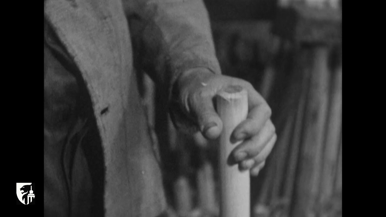 La fabrication à la main des manches d'outils à Rotheux-Rimière (1949) - Enquête du MVW