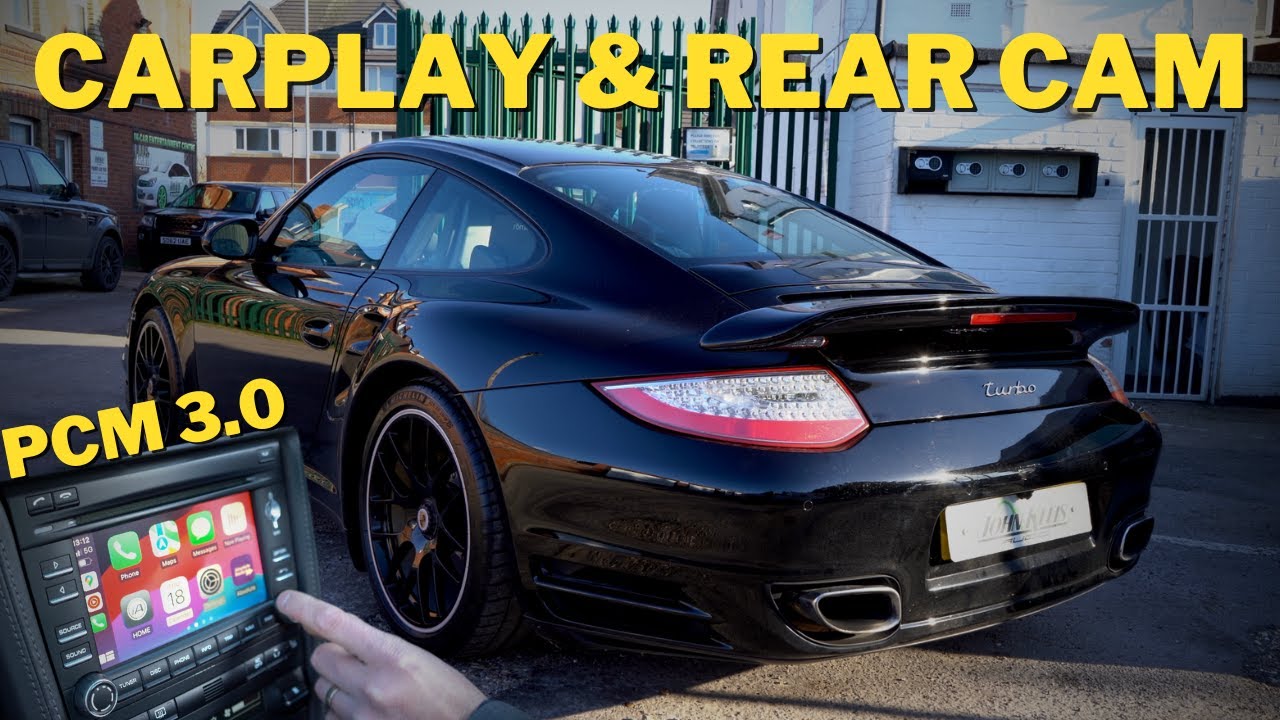 Porsche 911 997 Turbo Apple CarPlay Retrofit + Reverse Camera | PCM 3.0 Upgrade
