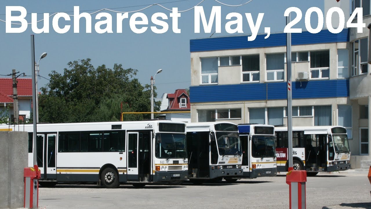OLD Bucharest/Bucurestii transit RATB- Old vids from 2004! (DAC Dynasty 5) Lots of Buses & Tramways