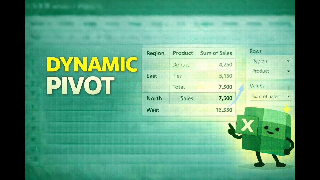 Create Dynamic Pivot Tables in Excel (Step-by-Step)