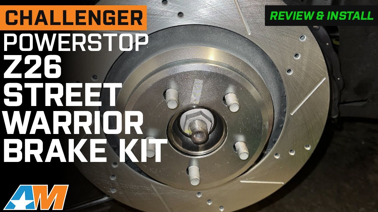 2008-2021 Challenger PowerStop Z26 Street Warrior Brake Rotor and Pad Kit Review & Install
