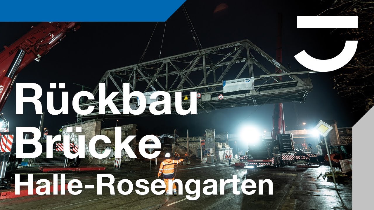 Brückenaushub in Halle Rosengarten | Jaeger Bernburg