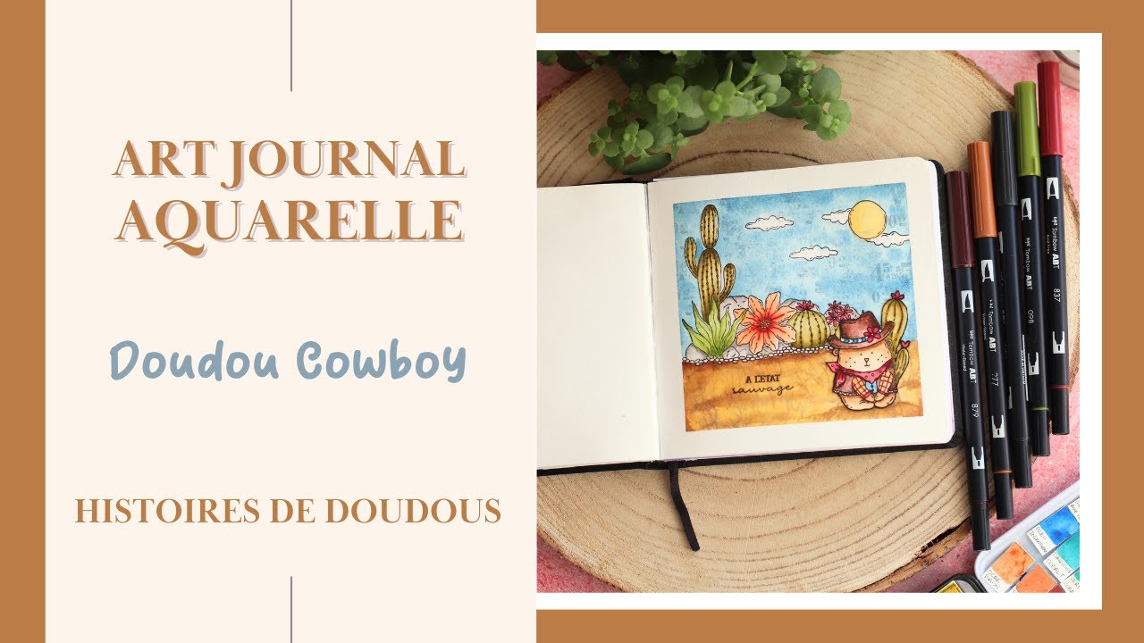 C'est l'histoire de Doudou Cowboy avec les Tampons Chou & Flowers (Histoires de doudous)