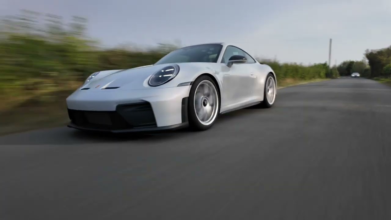 Porsche 992.2 GT3 Touring Akrapovic exhaust fitted 