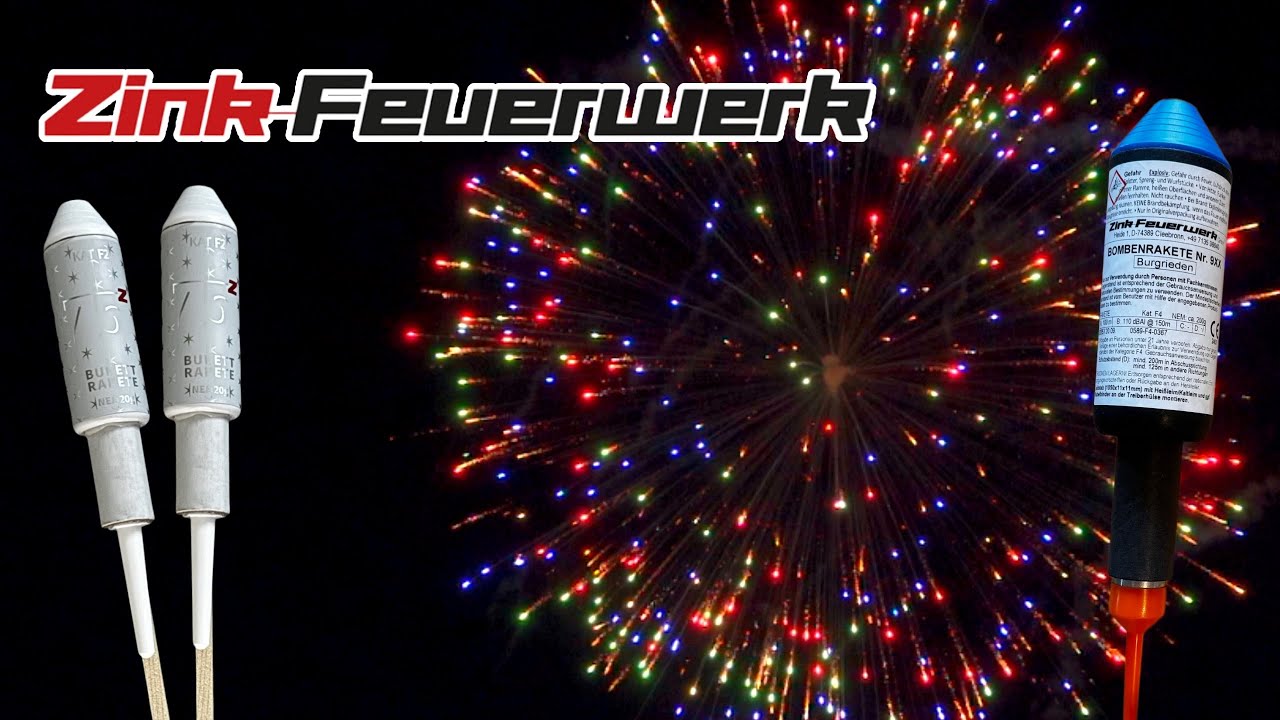 [4K] ZINK Feuerwerk Präsentation komplett inkl. Neuheiten 25 - Mohl Vorschießen 2025