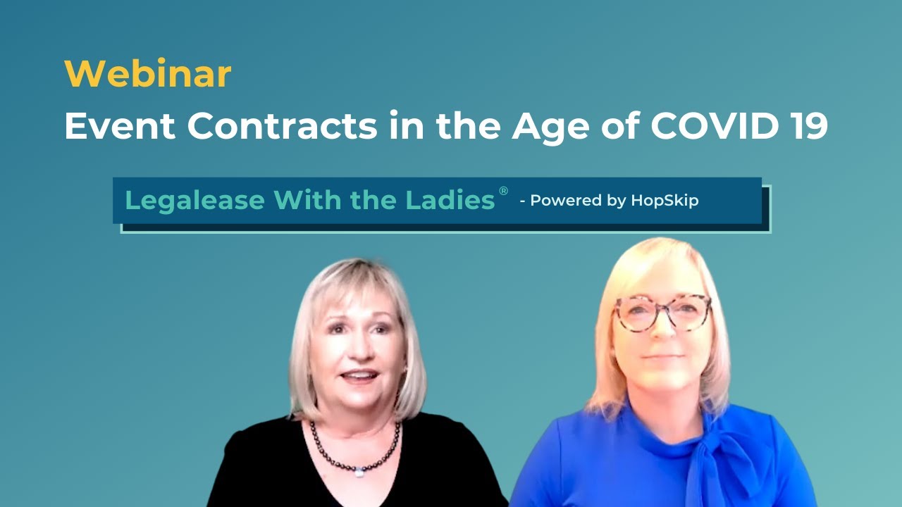 HopSkip Webinar: Event Contracts in the Age of COVID-19