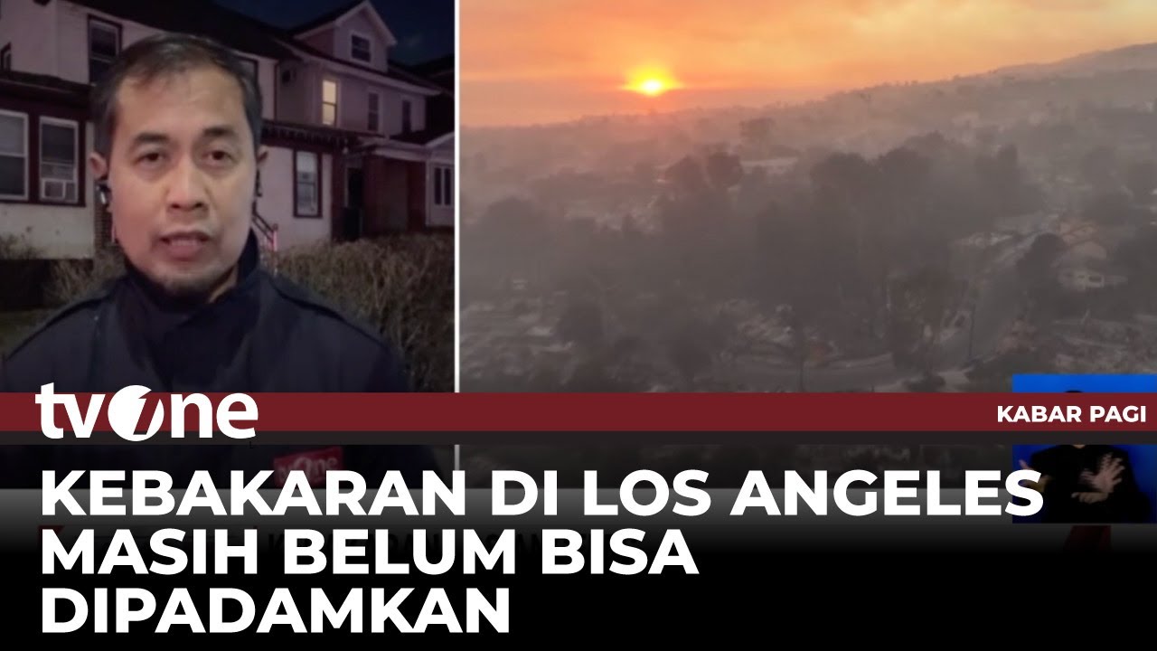 Korban Tewas Kebakaran di Los Angeles Bertambah Jadi 24 Orang | Kabar Pagi tvOne