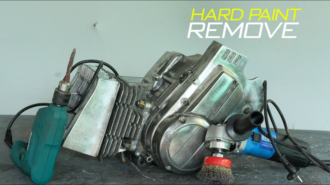 How to Remove Hard Paint From Bike Engine | Yamaha RX100