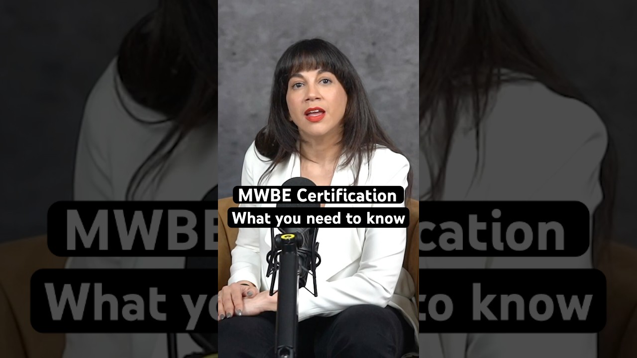MWBE Certification: What You Need to Know #mwbecertified