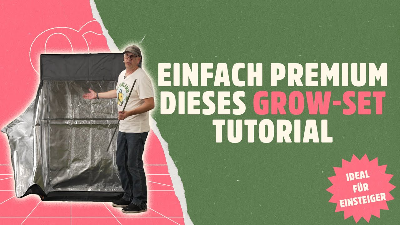 Top Tutorial für großes 3 Pflanzen Premium Grow-Set