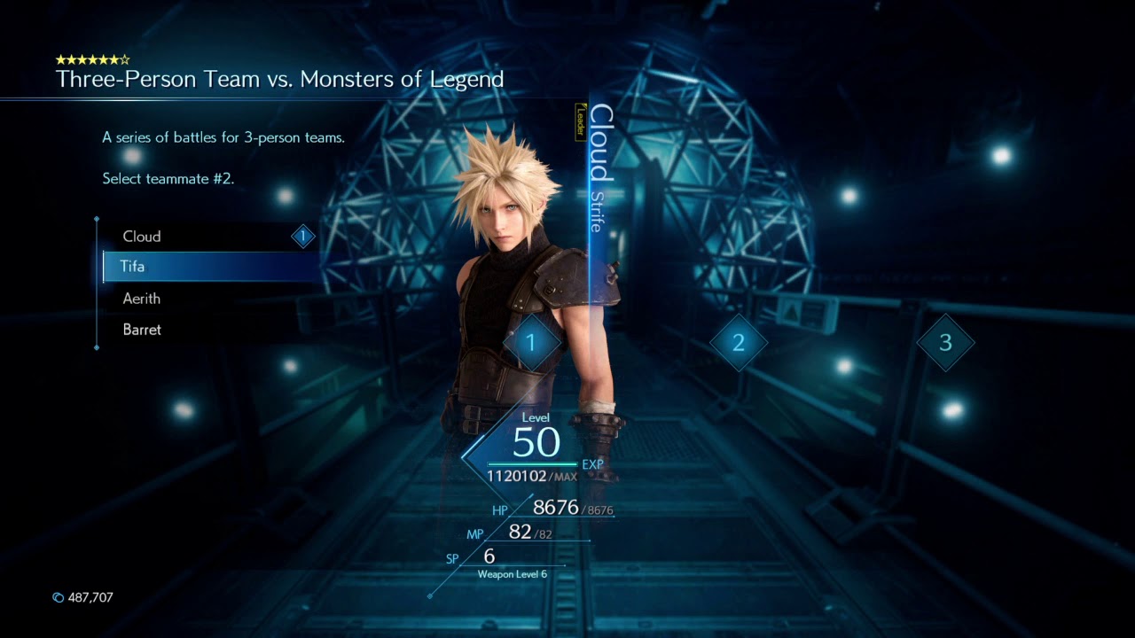 FF7 Remake Hard mode - Beating Monsters of Legend in the Shinra Combat Simulator