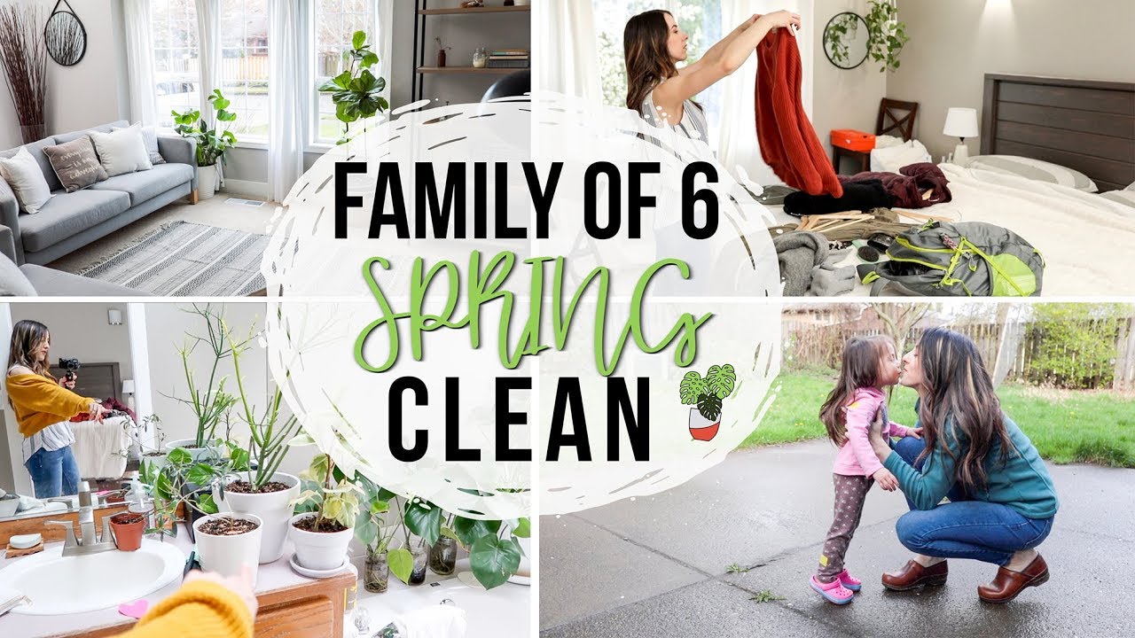 GIVEAWAY! EXTREME STAY AT HOME MOM OF 4 SPRING CLEANING DAY ROUTINE 2019
