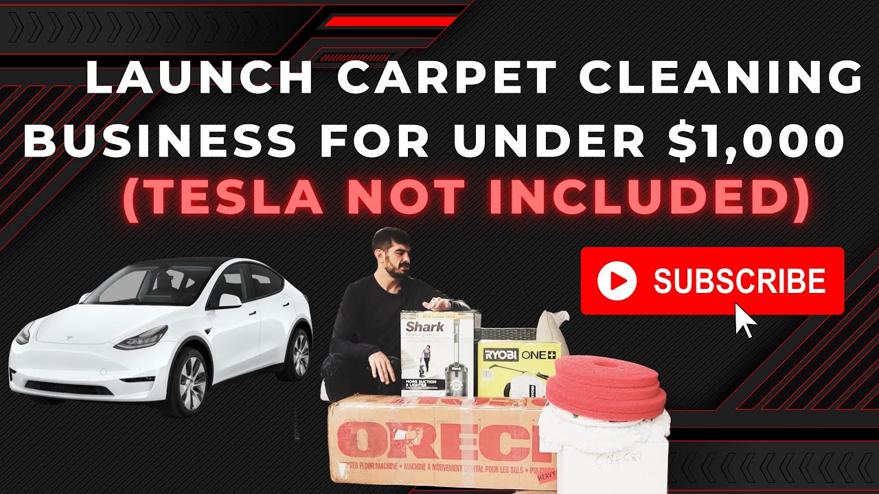 $1,000 Carpet Cleaning Start-Up Kit (Fits In My Tesla!) - Encapsulation - VLM - Unboxing / Review