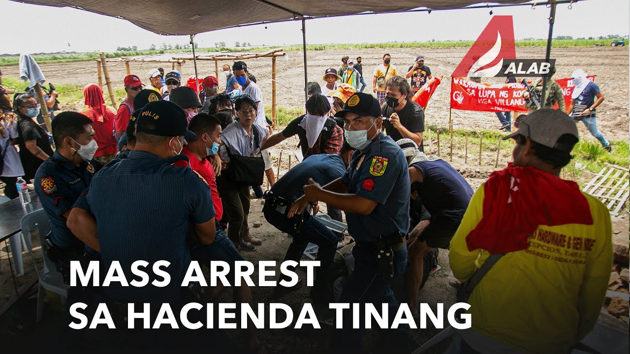 Mass Arrest sa Hacienda Tinang