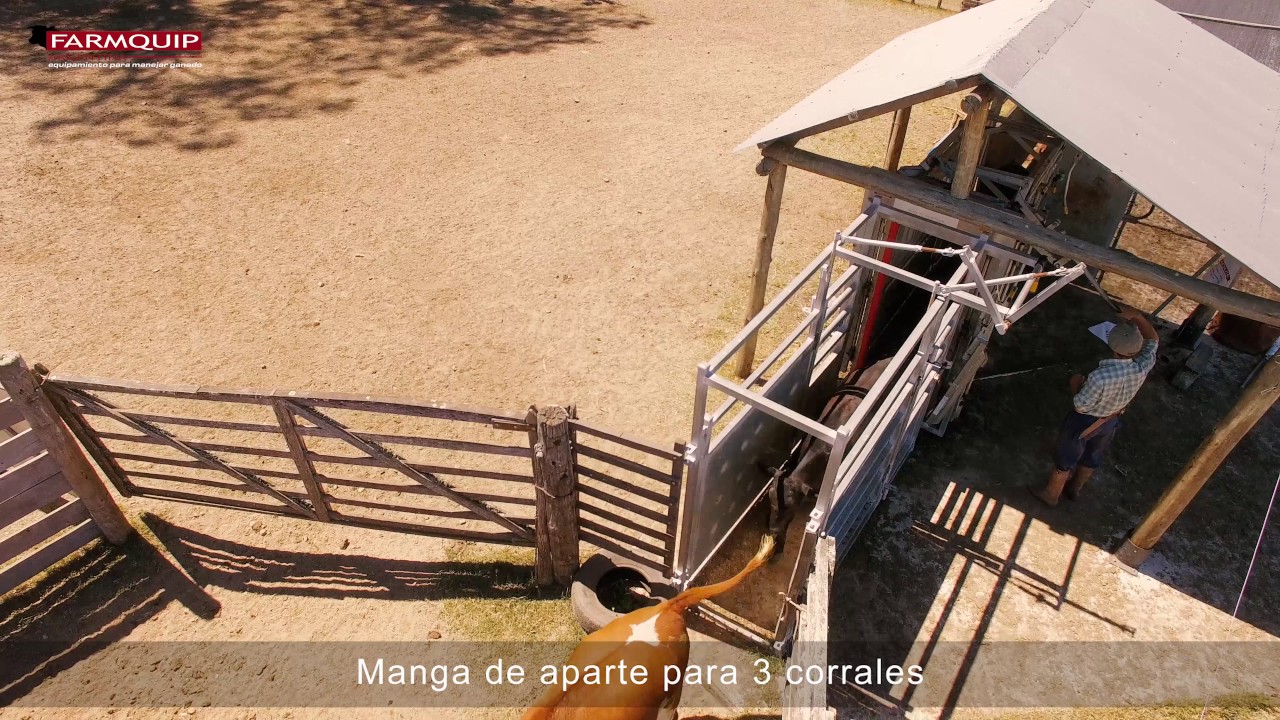 Instalación Farmquip en campo de cría, Uruguay