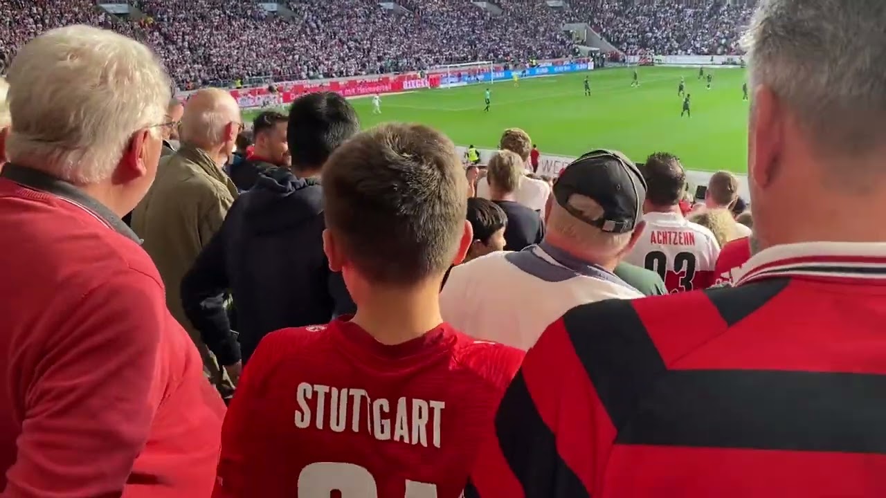Serhou Guirassy TOR zum 2-1 f&uuml;r den VfB Stuttgart - VfL Wolfsburg 7.Oktober 2023 MHP Arena Stuttgart
