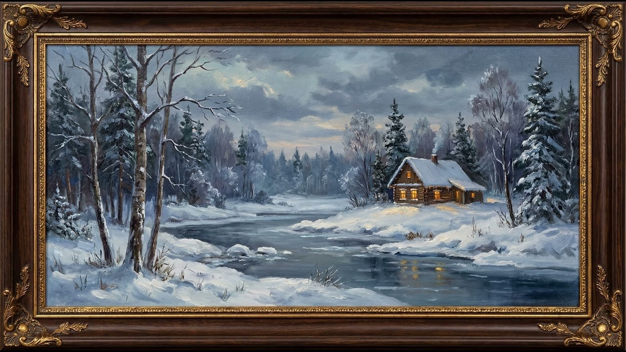 Winter Wonderland: 12 Hours of Stunning 4K Frame TV Art