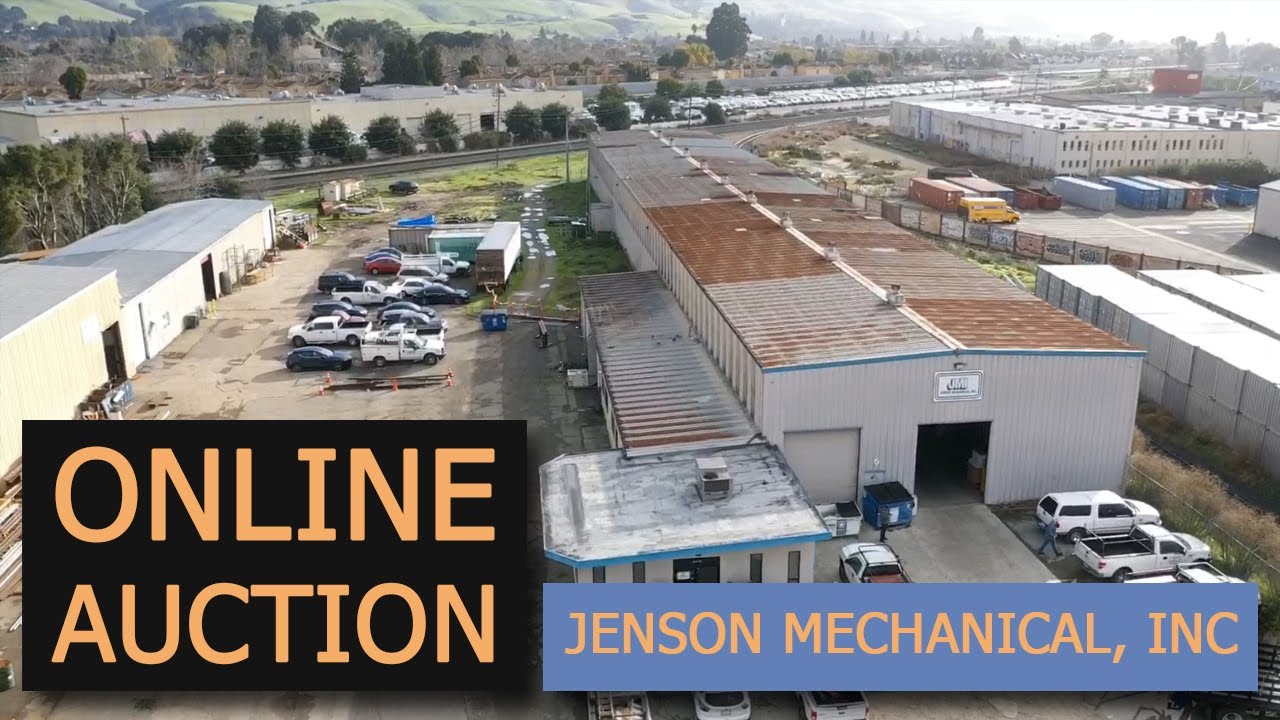 Online Retirement Auction of Jenson Mechanical, Inc. at www.WestAuction.com