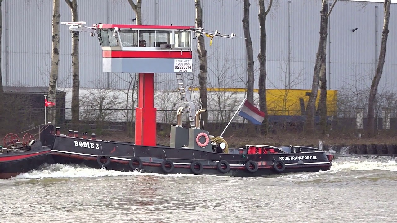 ⛴ 'RODIE 2' mooie sleep duwboot, 02335714, reactor vat transport