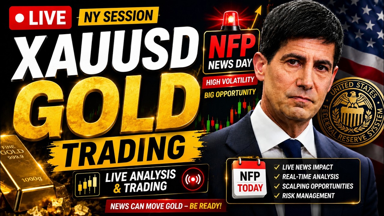 NFP LIVE | XAUUSD Gold Trading Live Today | NY Session Scalping