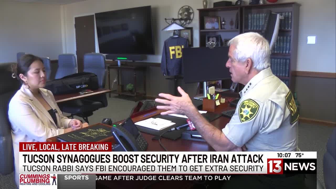 Tucson synagogues boost security after attacks in Middle East