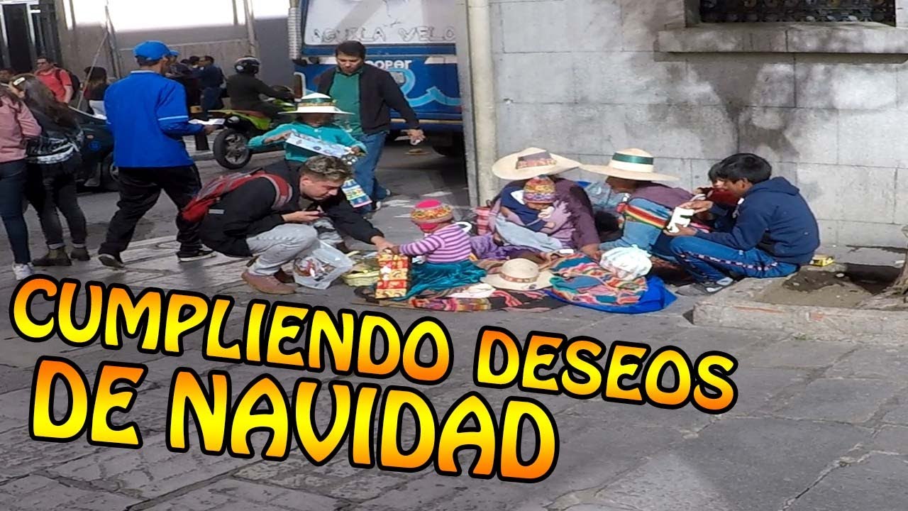 ¿Y TU QUÉ QUIERES PARA NAVIDAD? | Cumpliendo Deseos a habitantes de la calle