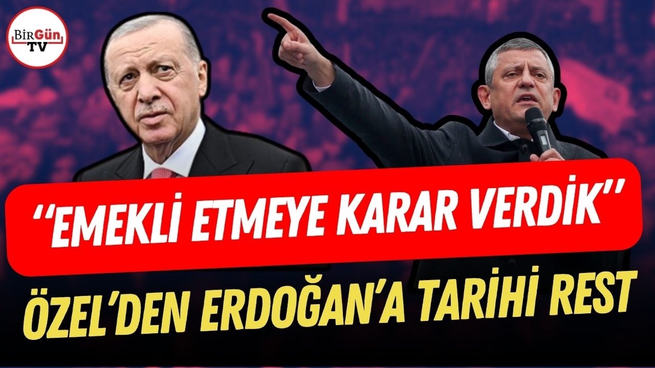 Özgür Özel'den Kocaeli mitinginde Erdoğan'a rest: 