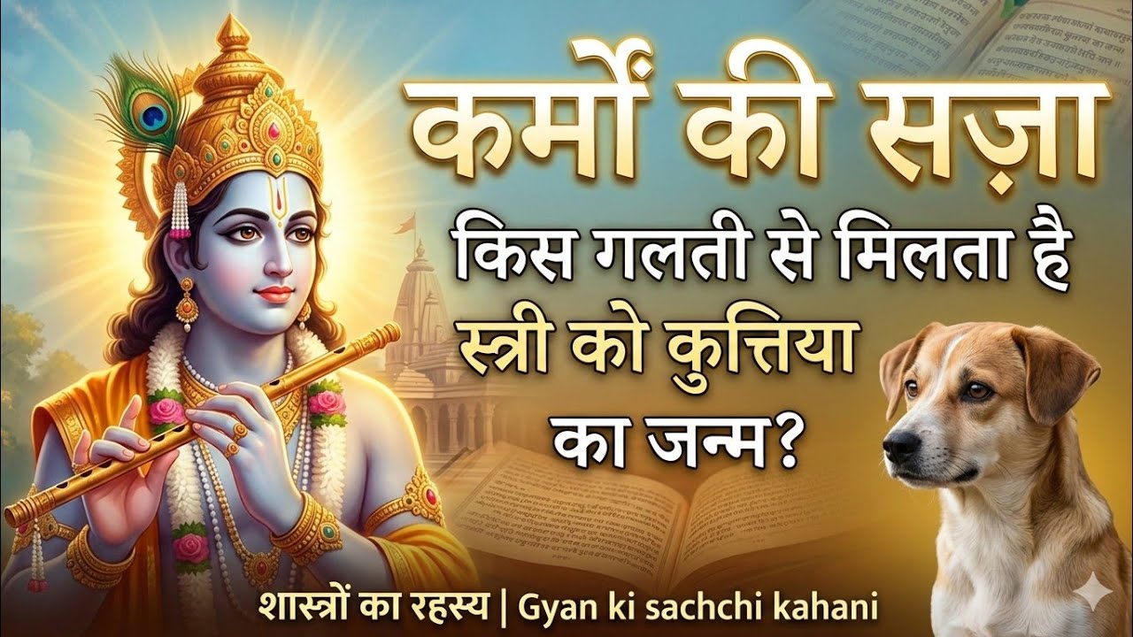 कर्मों की सजा, किस गलती से मिलता है स्त्री को कुत्तिया का जन्म/ शास्त्रों का रहस्य