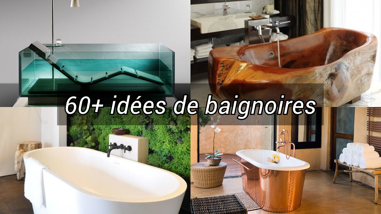 60+ idées de baignoires modernes - aménagement salle de bain 2021