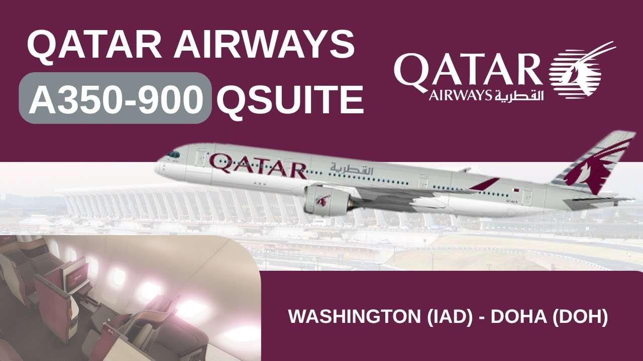 12-часовой перелет в бизнес-классе Qatar Airways Qsuite | Обзор бизнес-класса A359 | Вашингтон IA...