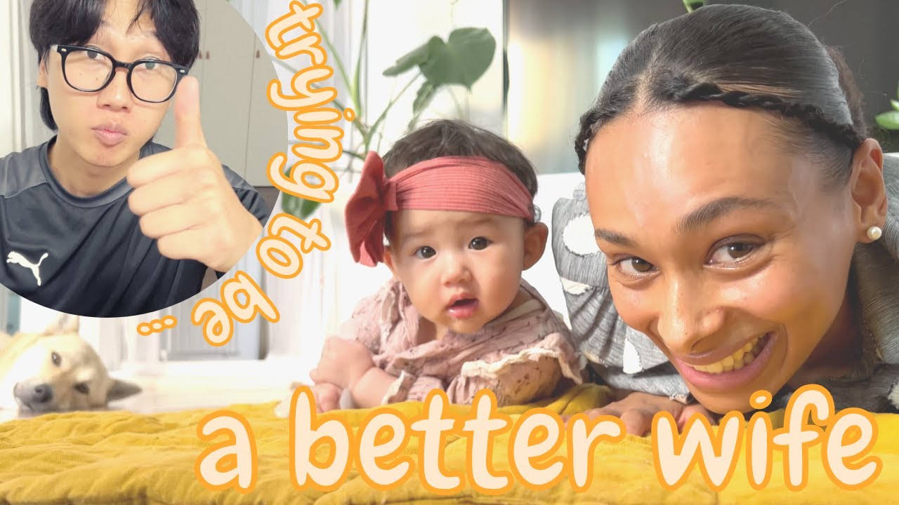 Trying to be a better WIFE to my Husband | making Korean side dishes for the first time (Aisha Ba)