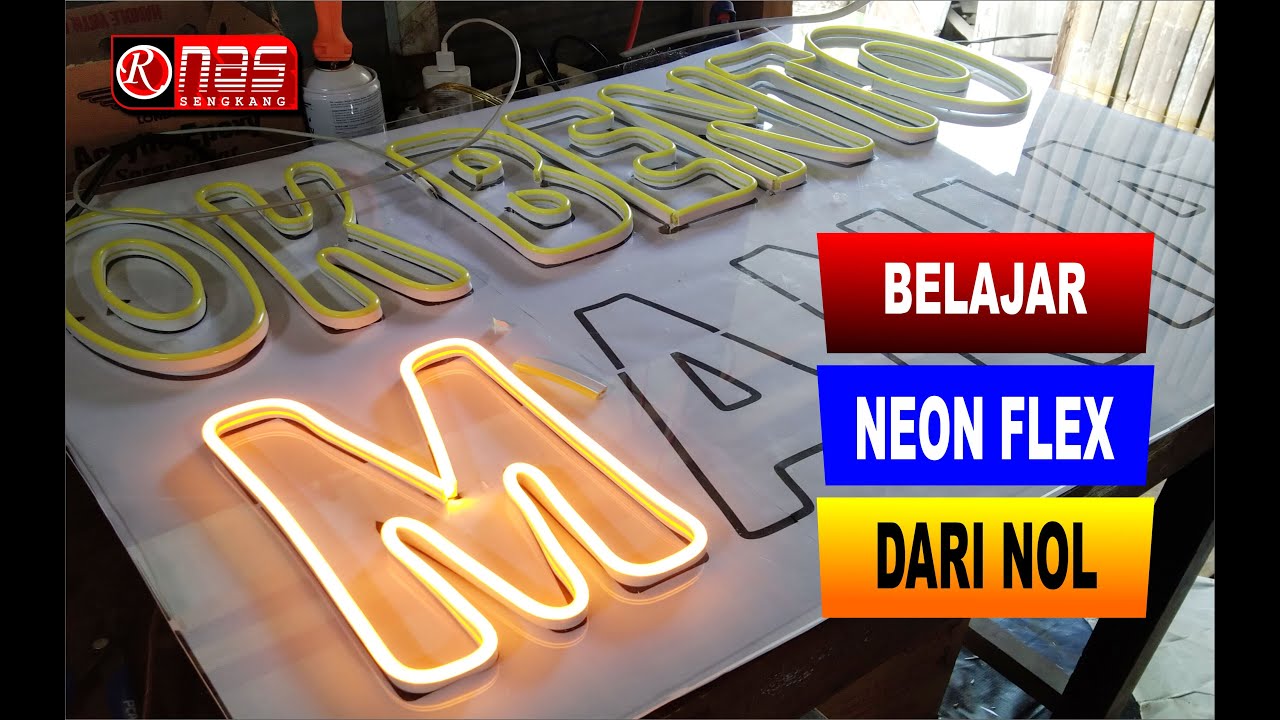 BELAJAR MERANGKAI NEON FLEX - OK BENTO MANIA TIPS DAN TRIK MEMBUAT NEON FLEX