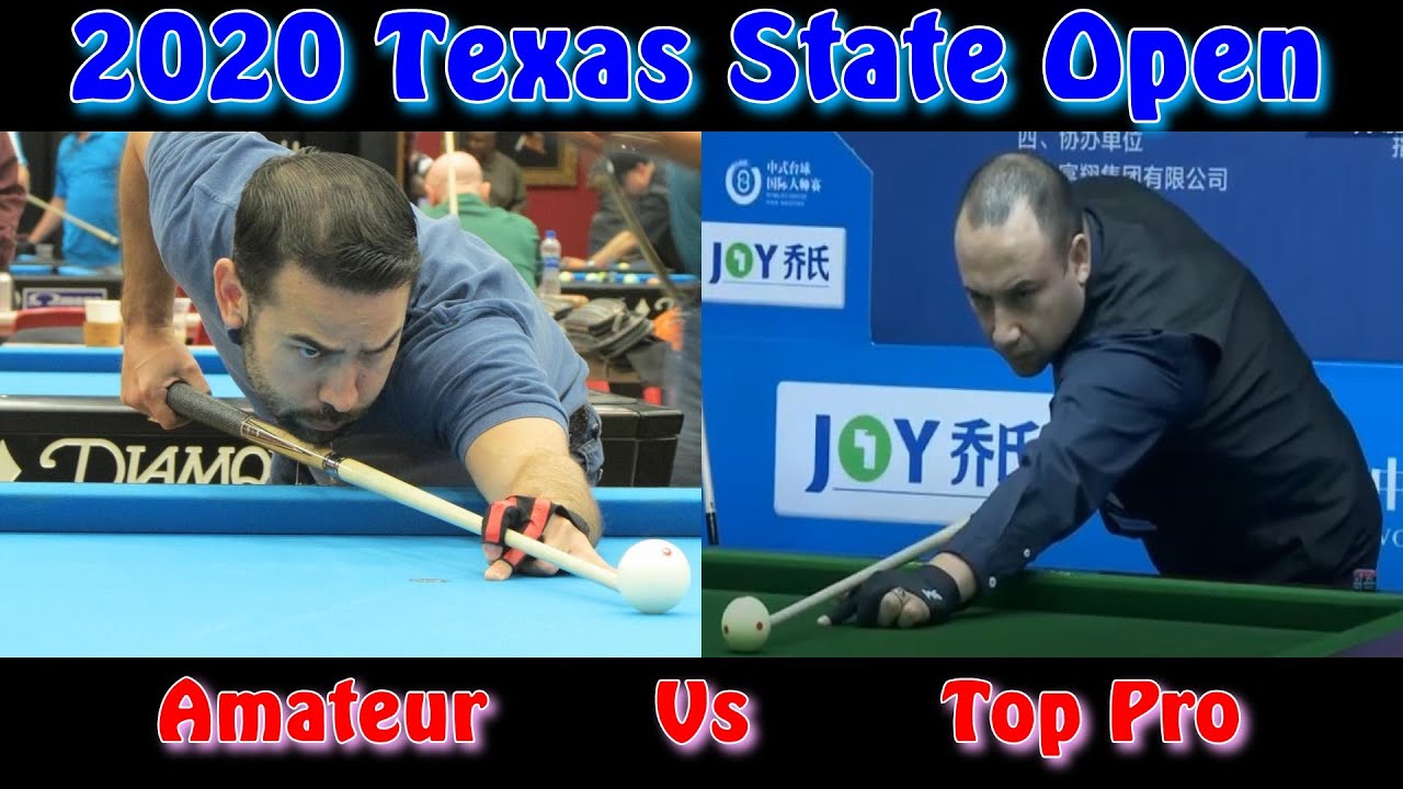 Pool Tournament Match: TX State Open 2020: Amateur VS Top Pro