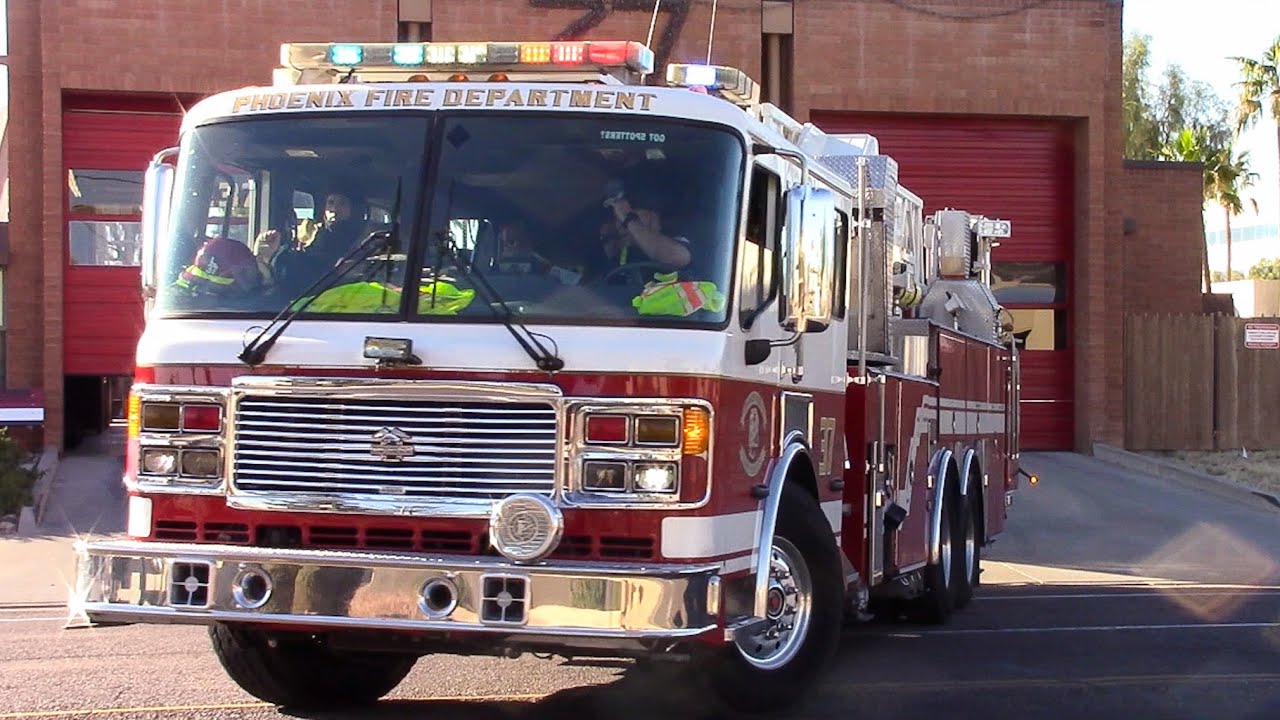 ( Dispatch audio) PHXFD. Engine 37, Ladder 37 , Utility 50 responding