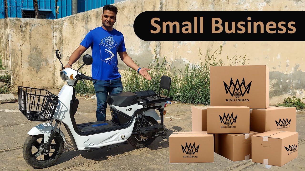 Electric scooter cargo bike from HCD electric - King Indian