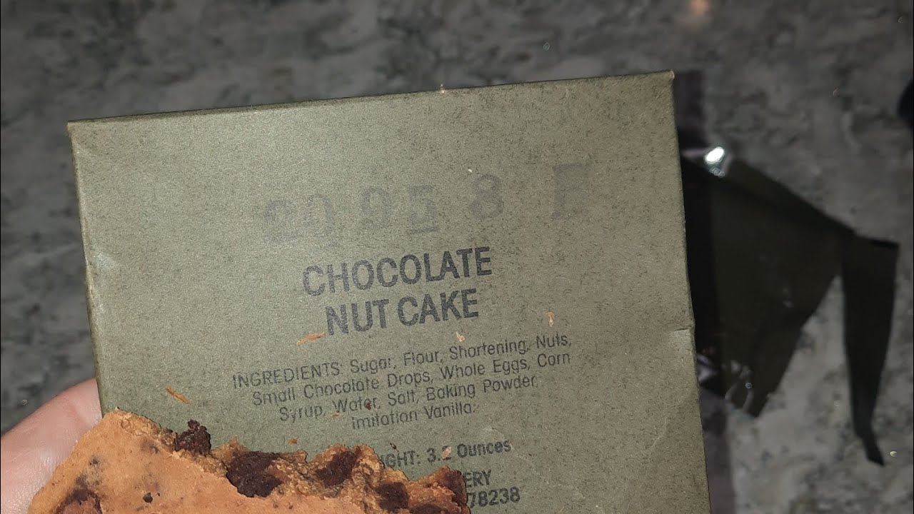 43 Year Old US MRE Chocolate Nut Cake (1982)