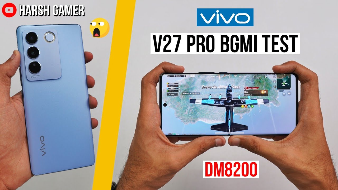 Vivo V27 Pro Pubg Test, Heating and Battery Test | Curved Display At ₹37,999 😱