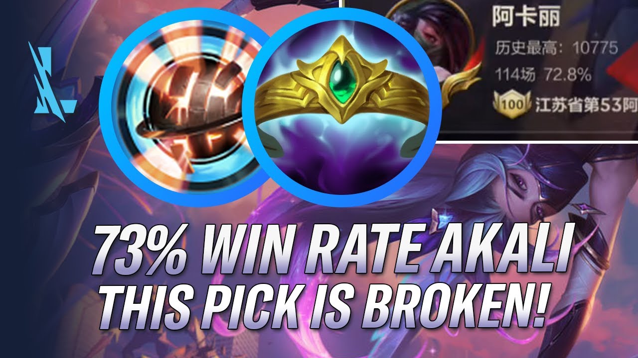 73% WIN RATE AKALI IN CHINA! MOST OP AP ASSASSIN IN MID LANE! RiftGuides | WildRift