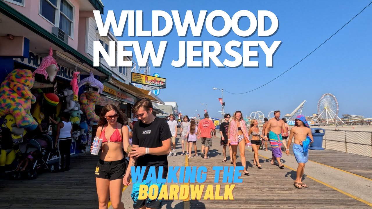 Walking the Boardwalk in Wildwood, New Jersey