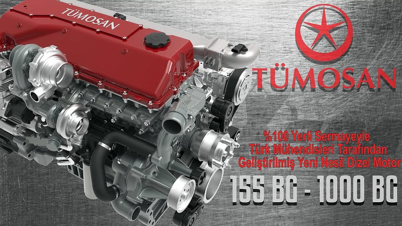 T&Uuml;MOSAN | 155-1000BG Yeni Nesil Dizel Motor Test G&ouml;r&uuml;nt&uuml;s&uuml; [02.08.2017]