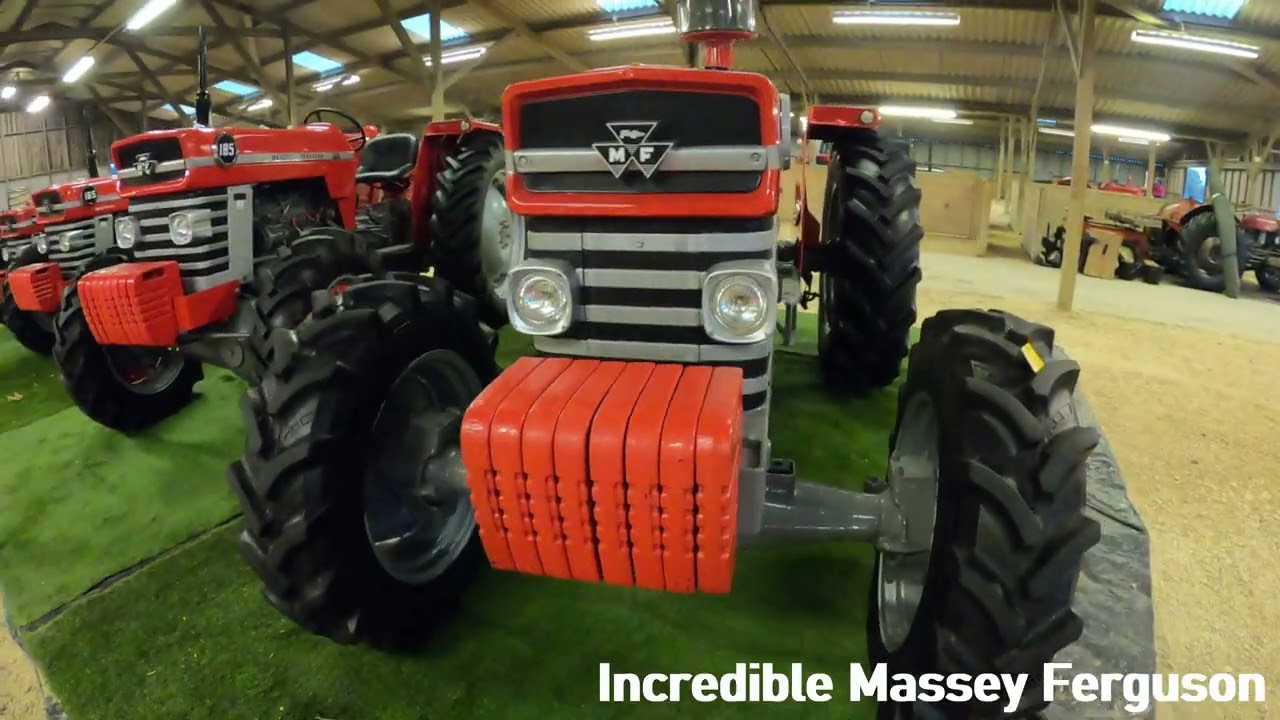 1975 4WD Massey Ferguson 188 Multi-Power 4.1 Litre 4-Cyl Diesel Tractor (75 HP) Newark Tractor 2025
