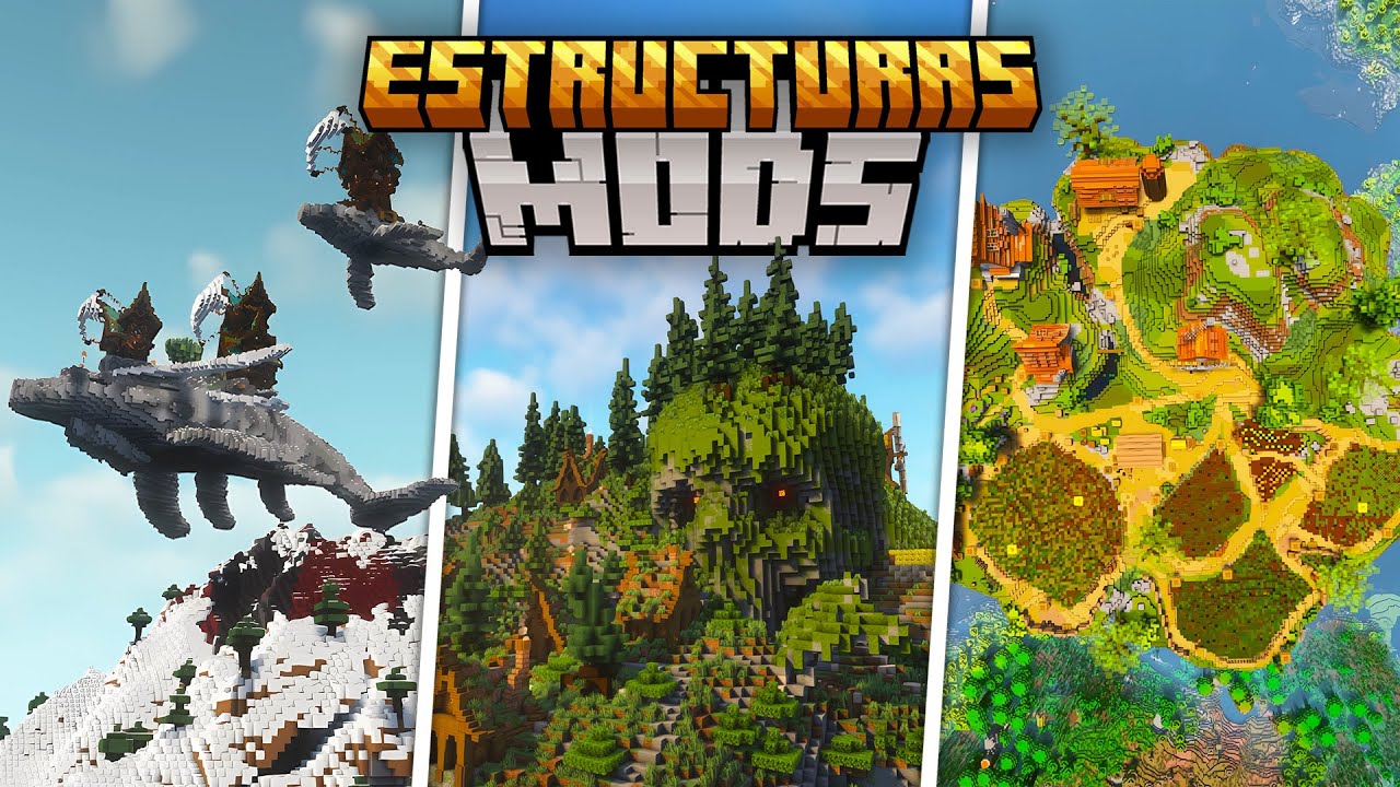 Los 15 MEJORES mods de Estructuras para Minecraft | Forge & Fabric