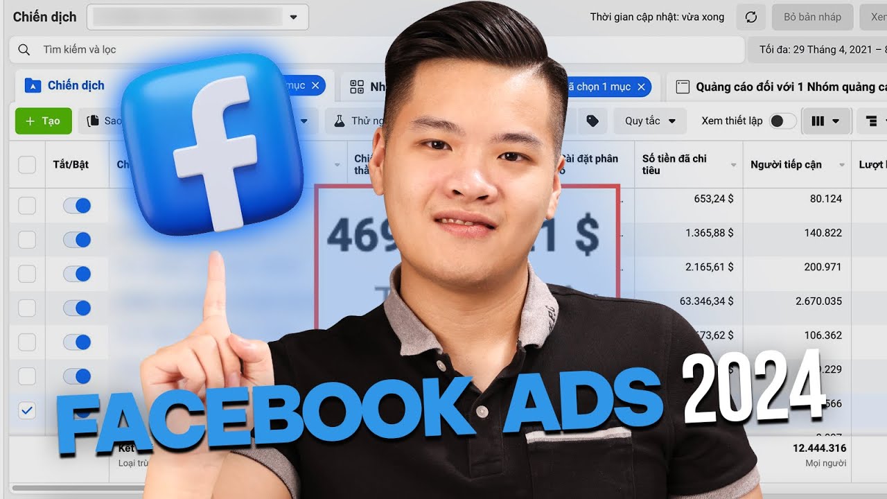 Quảng Cáo Facebook 2024: Hướng Dẫn Đầy Đủ (Nâng Cao)