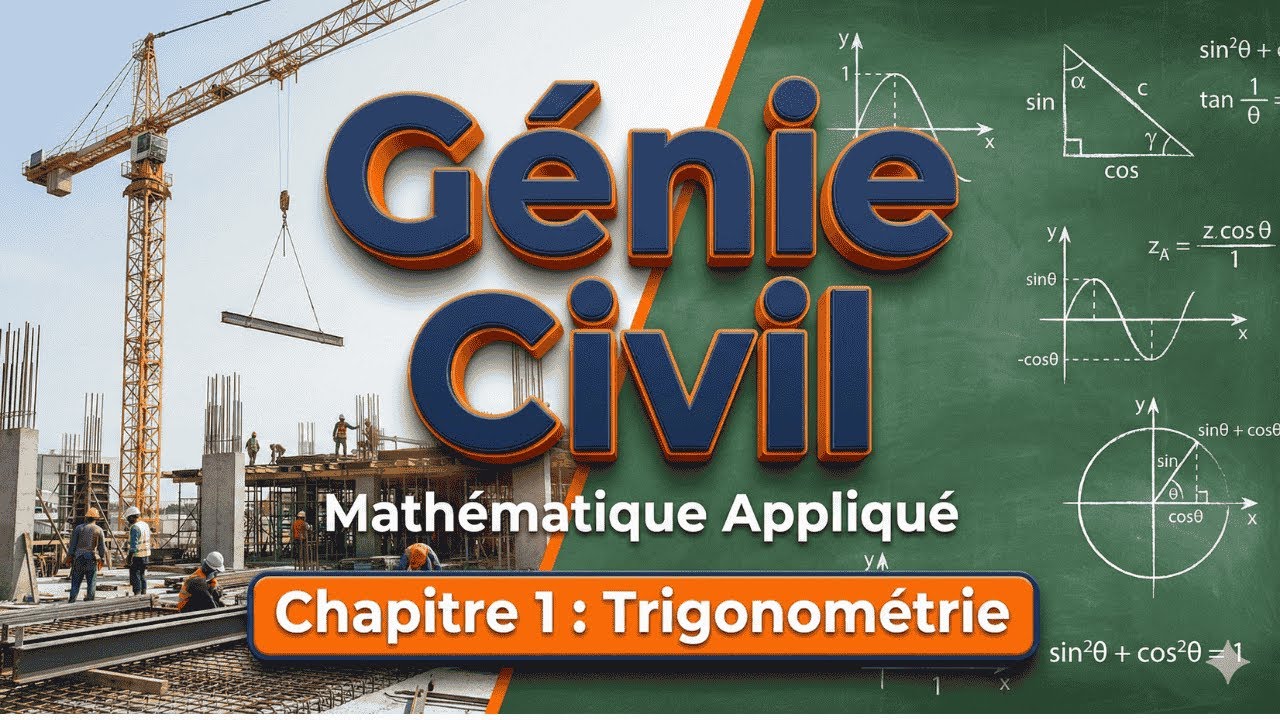 Génie Civil | Mathématique appliqué | Chapitre 1 | La Trigonométrie 