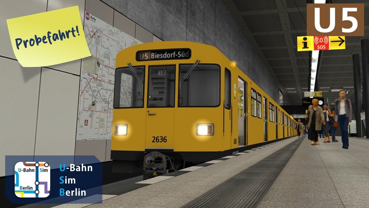 Sessions - U5 heute | U-Bahn Sim Berlin | Baureihe F76E | Trainz 2009