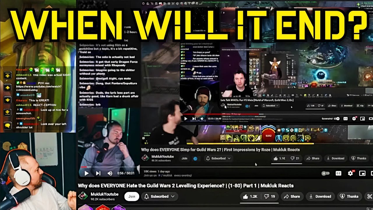 THIS is how the YouTube Meta Works | The Mukluk GW2 React Chain