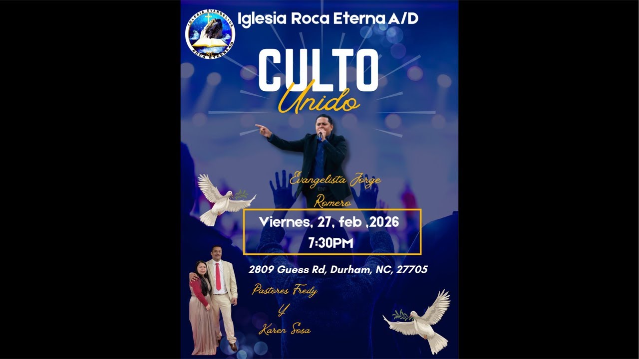 Bienvenidos a este culto predicador evang Jorge Romero