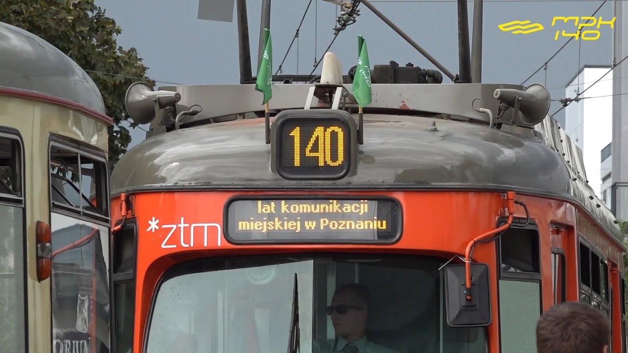 Wielka parada pojazdów z okazji jubileuszu 140 lat MPK Poznań