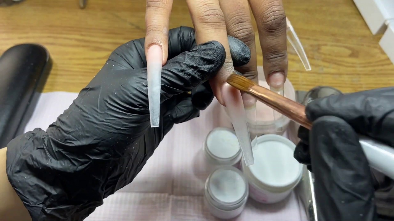 How To: Glitter Ombre on XL Nails