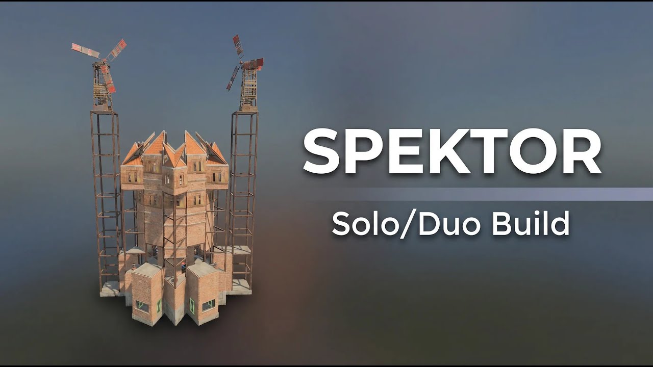 SPEKTOR – Solo/Duo Banker Base Build (Auto Turrets + Peak Downs) #rust #rustbase #rustgame